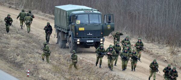 Совместные белорусско-российские учения, архивное фото Совместные белорусско-российские учения, архивное фото - Sputnik Беларусь