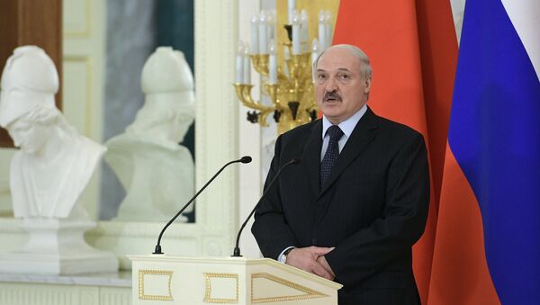 Президент Беларуси Александр Лукашенко в Санкт-Петербурге Президент Беларуси Александр Лукашенко в Санкт-Петербурге - Sputnik Беларусь