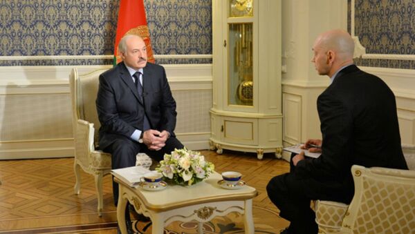 Интервью Александра Лукашенко телекомпании Мир - Sputnik Беларусь