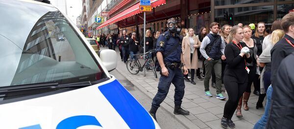 Место теракта в Стокгольме - Sputnik Беларусь