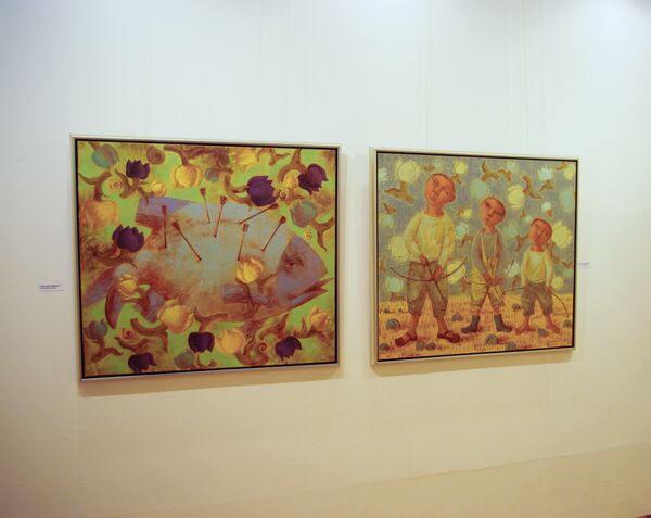 Картины на выставке Сны - Sputnik Беларусь