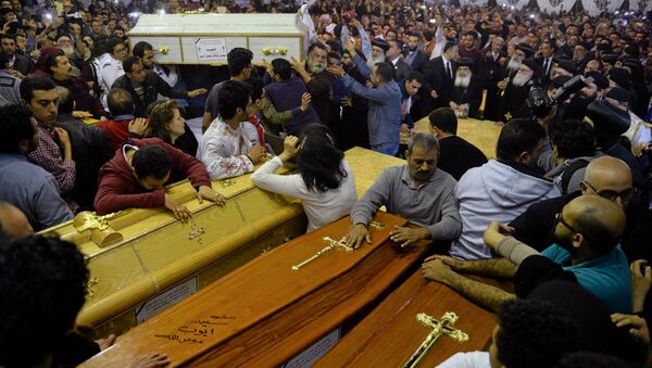 Похороны погибших в Египте - Sputnik Беларусь