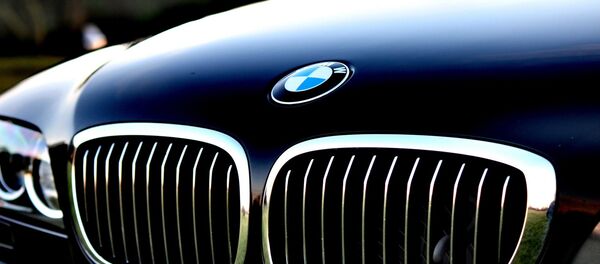 Фальш-решетка радиатора автомобиля BMW, архивное фото - Sputnik Беларусь