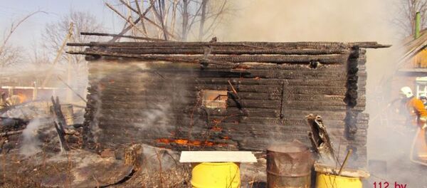 Пожар в Полоцком районе - Sputnik Беларусь