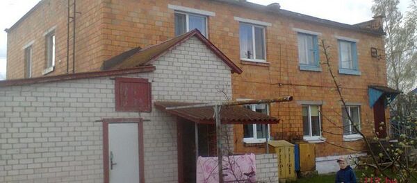 Дом, в котором произошел пожар - Sputnik Беларусь