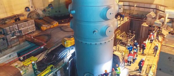 Установка корпуса реактора - Sputnik Беларусь
