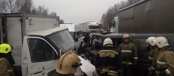 Авария в Брянской области Авария в Брянской области - Sputnik Беларусь