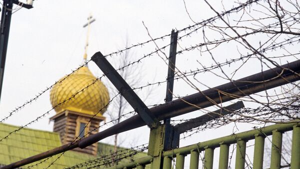 Храм на территории тюрьмы, архивное фото - Sputnik Беларусь