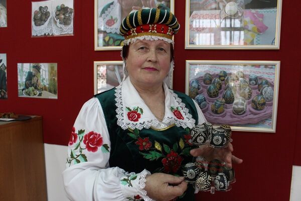 В музее Сопоцкинской писанки можно увидеть более 400 работ местных мастеров В музее Сопоцкинской писанки можно увидеть более 400 работ местных мастеров - Sputnik Беларусь