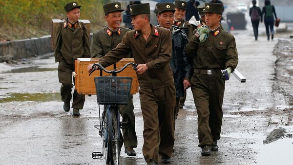 Северокорейские военные, архивное фото - Sputnik Беларусь
