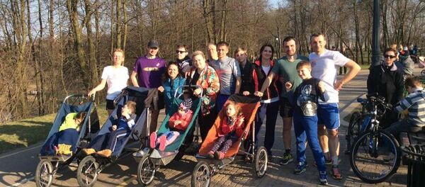 Участники инклюзивного спортивного клуба Крылья Ангелов Участники инклюзивного спортивного клуба Крылья Ангелов - Sputnik Беларусь