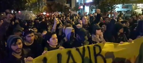 Протесты в Стамбуле против результатов референдума - Sputnik Беларусь