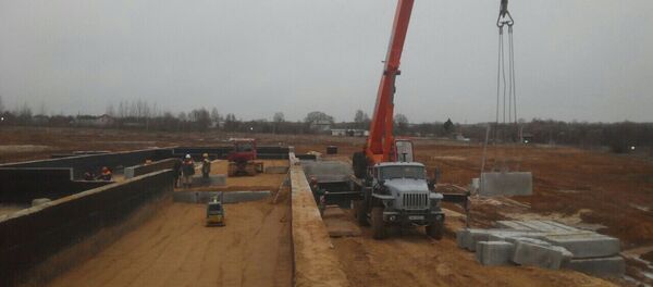 Будаўніцтва футбольнай трэніровачнай базы ў Калузе - Sputnik Беларусь