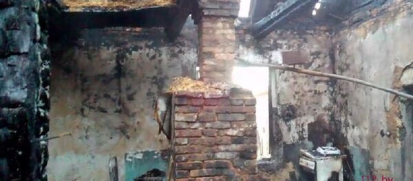 Последствия пожара в Кричеве - Sputnik Беларусь