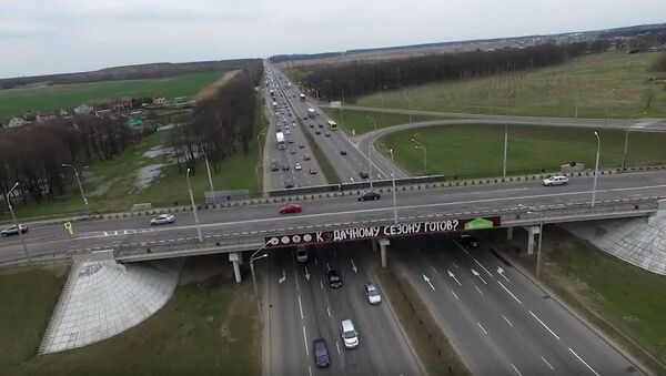Затруднение движения на Могилевском шоссе на Радуницу 25 апреля - Sputnik Беларусь