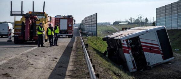 ДТП с белорусским автобусом в Польше - Sputnik Беларусь