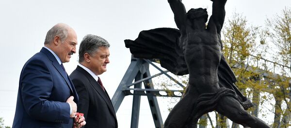 Президенты Украины и Беларуси посетили Чернобыльскую АЭС - Sputnik Беларусь