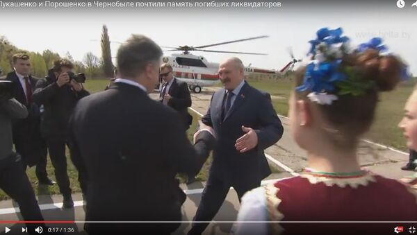 Видеофакт: Лукашенко прилетал в Чернобыль на вертолете - Sputnik Беларусь
