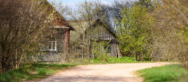 Хомичи в наши дни, каждый второй дом пустует - Sputnik Беларусь