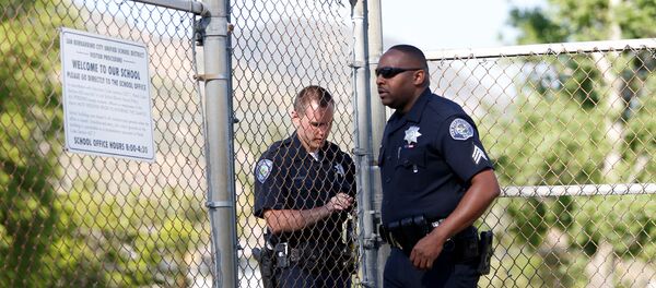 Американские полицейские, архивное фото - Sputnik Беларусь