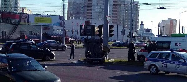 Авария в Минске - Sputnik Беларусь