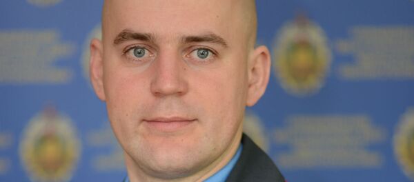 Афіцыйны прадстаўнік УУС Мінаблвыканкама Аляксандр Марчанка - Sputnik Беларусь