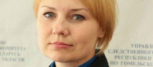 Официальный представитель управления СК по Гомельской области Мария Кривоногова - Sputnik Беларусь