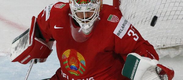 Голкипер сборной Беларуси по хоккею Кевин Лаланд - Sputnik Беларусь