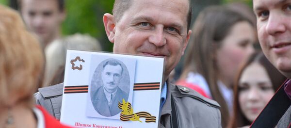 Парад пераможцаў у Гомелі Парад пераможцаў у Гомелі - Sputnik Беларусь