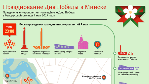 День Победы в Минске-2017 – инфографика Sputnik - Sputnik Беларусь
