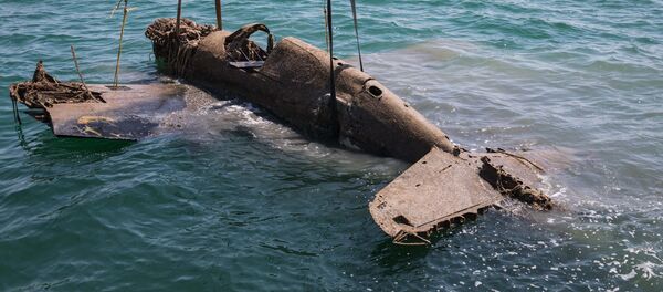 Подъем истребителя времен ВОВ со дна Керченского пролива - Sputnik Беларусь