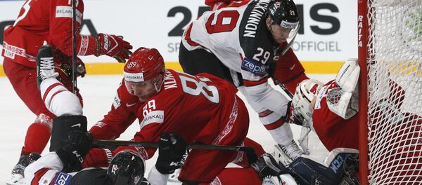 Матч Беларусь - Канада на ЧМ-2017 по хоккею - Sputnik Беларусь