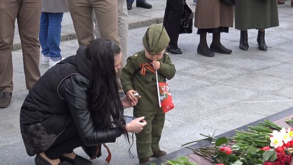 Минчане приняли участие в мероприятиях, посвященных Дню Победы - Sputnik Беларусь