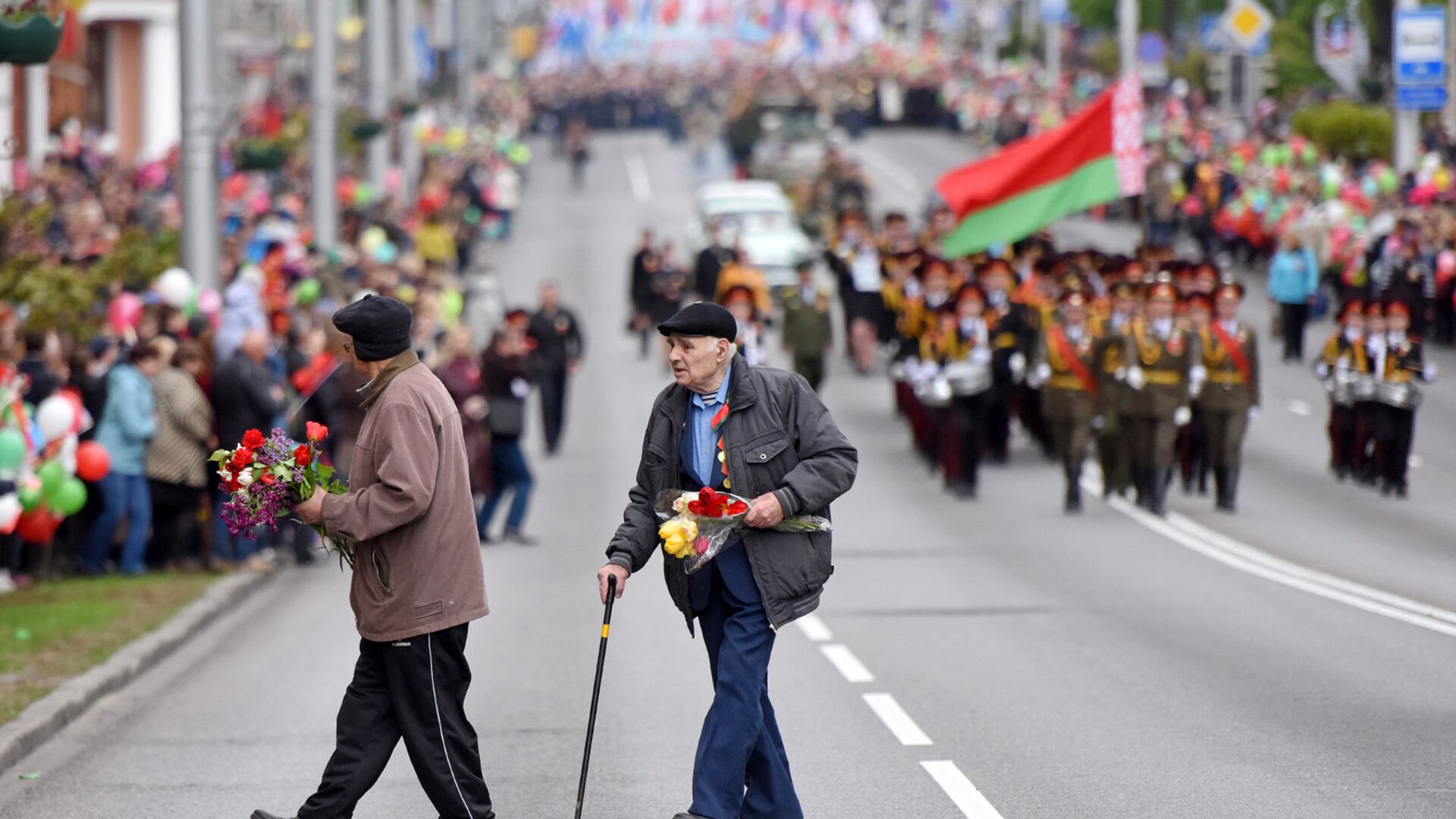 Ветеранов все меньше, на парад выходят единицы - Sputnik Беларусь, 1920, 15.03.2022