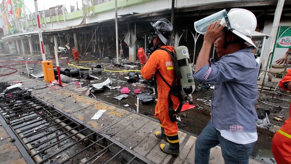Спасатели на месте взрыва в Таиланде - Sputnik Беларусь