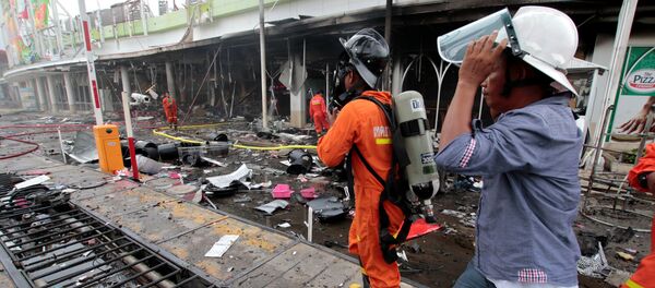 Спасатели на месте взрыва в Таиланде - Sputnik Беларусь