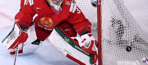 Голкипер сборной Беларуси по хоккею Кевин Лаланд - Sputnik Беларусь