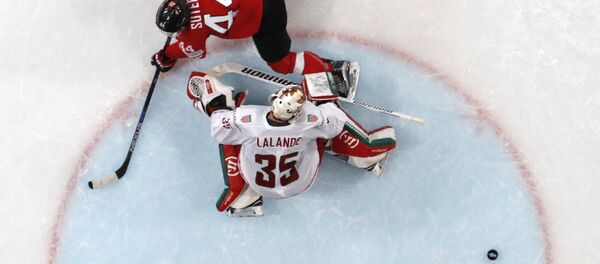 Игровой момент у ворот белорусов - Sputnik Беларусь