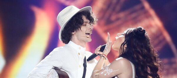 NaviBand на сцене Евровидения в Киеве, архивное фото NaviBand на сцене Евровидения в Киеве, архивное фото - Sputnik Беларусь