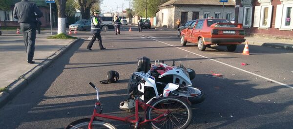 Место ДТП в Гомеле - Sputnik Беларусь