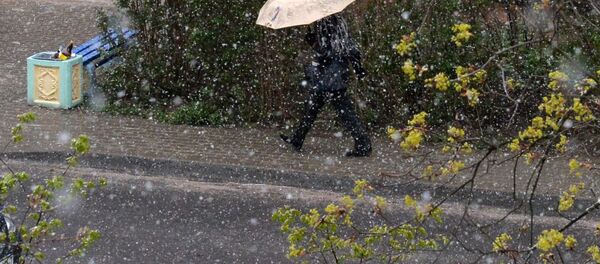 Снег в Минске в мае - Sputnik Беларусь