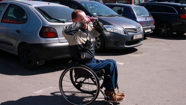 Акция Свободная парковка инвалидов-колясочников - Sputnik Беларусь