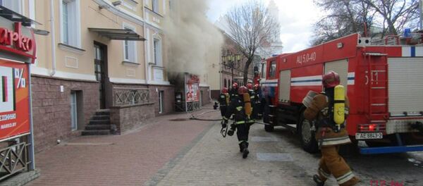 Пожар в магазине в Витебске - Sputnik Беларусь