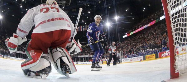 Матч сборной Беларуси против команды Франции на ЧМ-2017 - Sputnik Беларусь