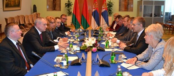 Официальный визит Игоря Шуневича в Сербию - Sputnik Беларусь