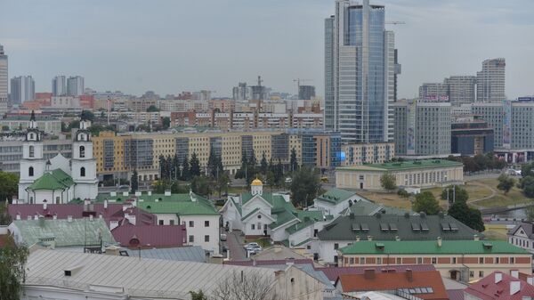 Выгляд з Верхняга горада на Ракаўскае прадмесце - Sputnik Беларусь