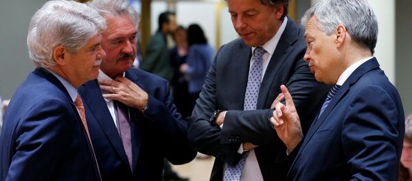 В кулуарах встречи министров иностранных дел ЕС в Брюсселе - Sputnik Беларусь
