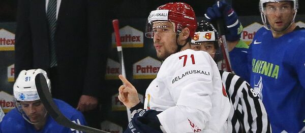 Хоккеист сборной Беларуси Александр Павлович - Sputnik Беларусь