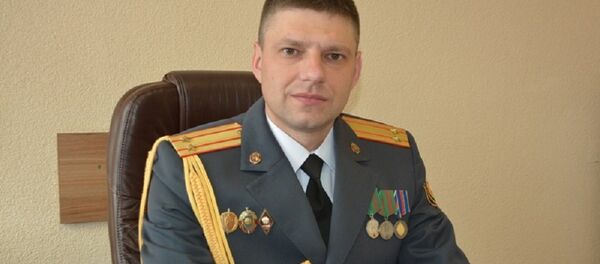 Начальник УБЭП Могилевской области, подполковник милиции Дмитрий Щедраков - Sputnik Беларусь