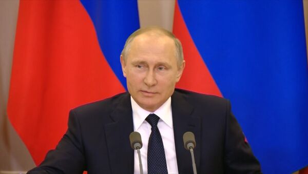 Путин о разговоре Трампа и Лаврова - Sputnik Беларусь